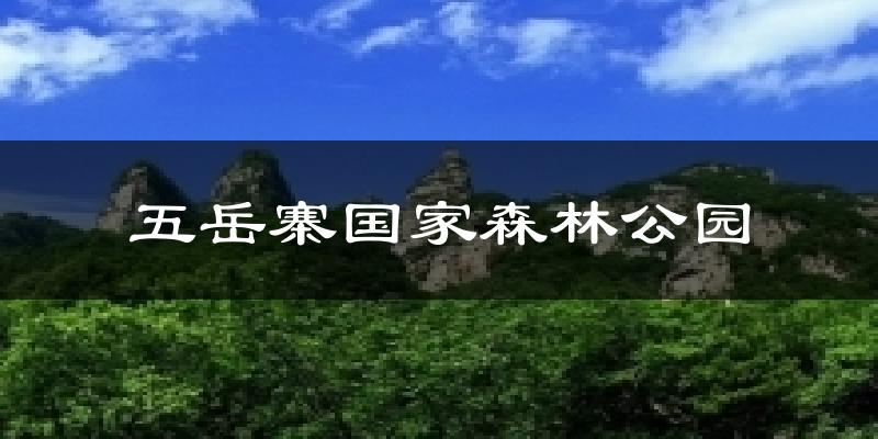 五岳寨国家森林公园天气预报十五天